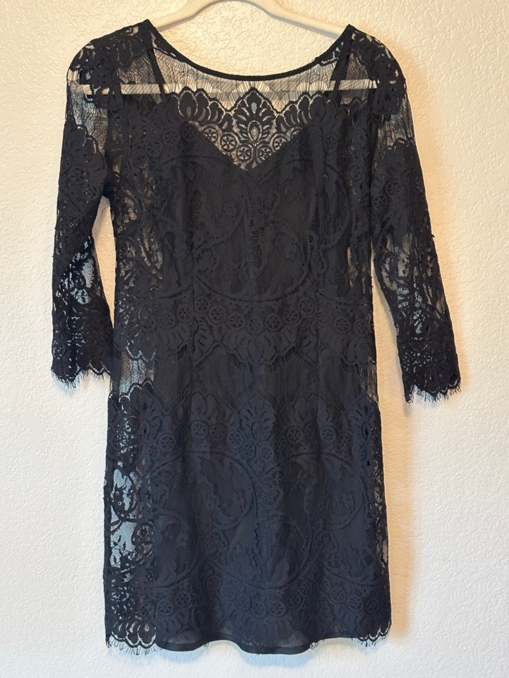 BB Dakota Black Lace Sheath Dress - Elegant Women's Cocktail Dress